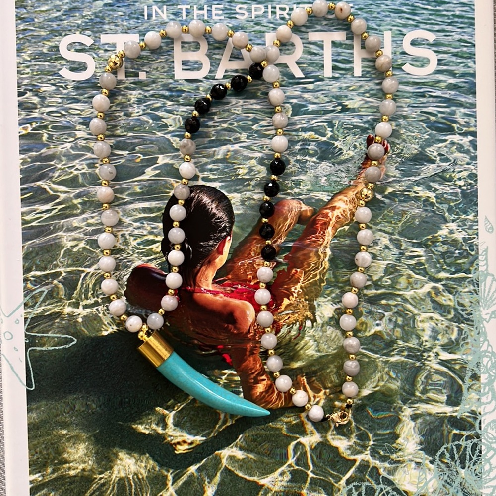 Beaded Horn necklace